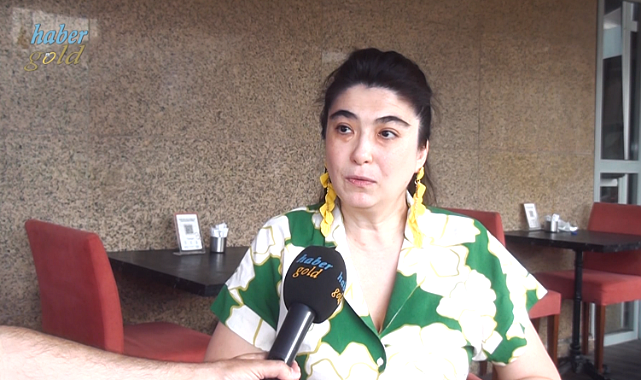 Учредитель, Директор Expotour Эсмеральда Абляева беседует с Haber Gold